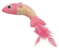 Kattleksak Mermaid fisk rosa