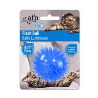All For Paws Bright blinkande boll blå