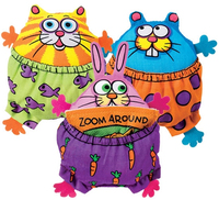 FatCat Kitty Zoom Stuffer Toy