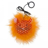 Feather Cat with Elastic Teaser Orange