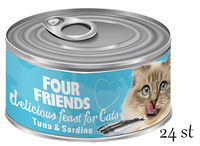 Four Friends Tuna & Sardin 24-pack