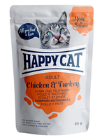 HappyCat portionspåse kyckling & kalkon