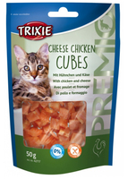 Kattgodis premio cheese chicken cubes