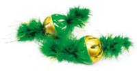 Kattleksak jul Feather Ball 2-pack