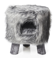 Kattmöbel HueBii Fluffy Grå