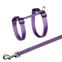 Kattsele + Koppel (Nylon)