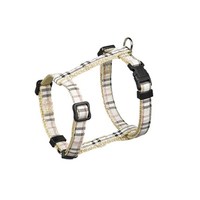 Kattsele med Kattkoppel Tartan beige