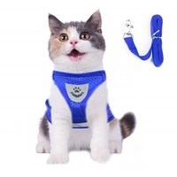 Kattsele Mesh Reflex Blå, XS