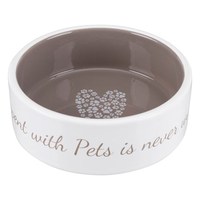Matskål Pets Home cream/taupe
