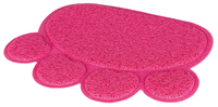 Matta till kattlåda tass rosa