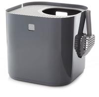 Modkat kattlåda grå