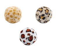 Skrammelbollar leopard 3-pack