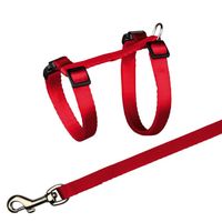 Trixie Kattsele med Koppel Nylon 26-42 cm