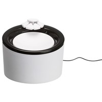 Vattenfontän Triple Flow 2 l svart/vit